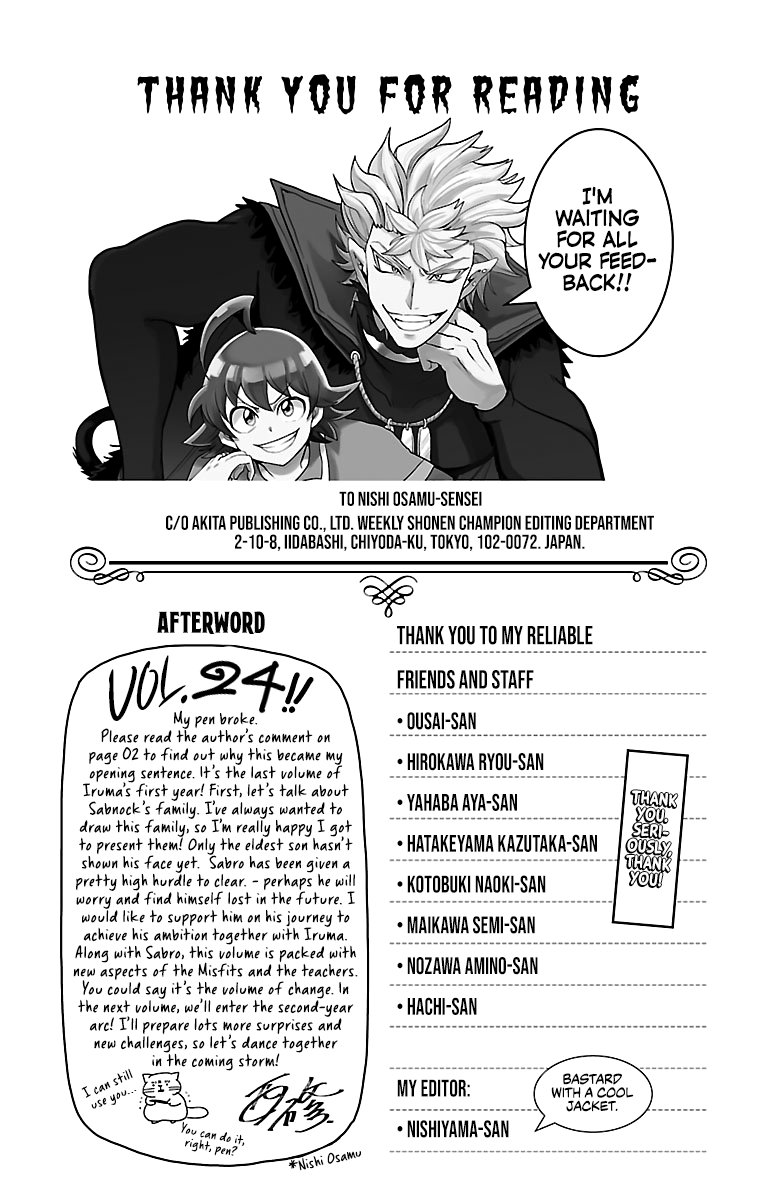 Welcome to Demon School! Iruma-kun, Chapter 213.5 image 06